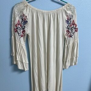 Cute causal off the shoulder dresss